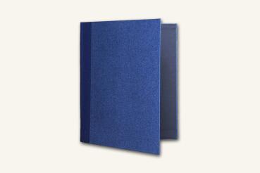 Orchestra sheet music folder 13,78 x 10,63", blue, linen blue